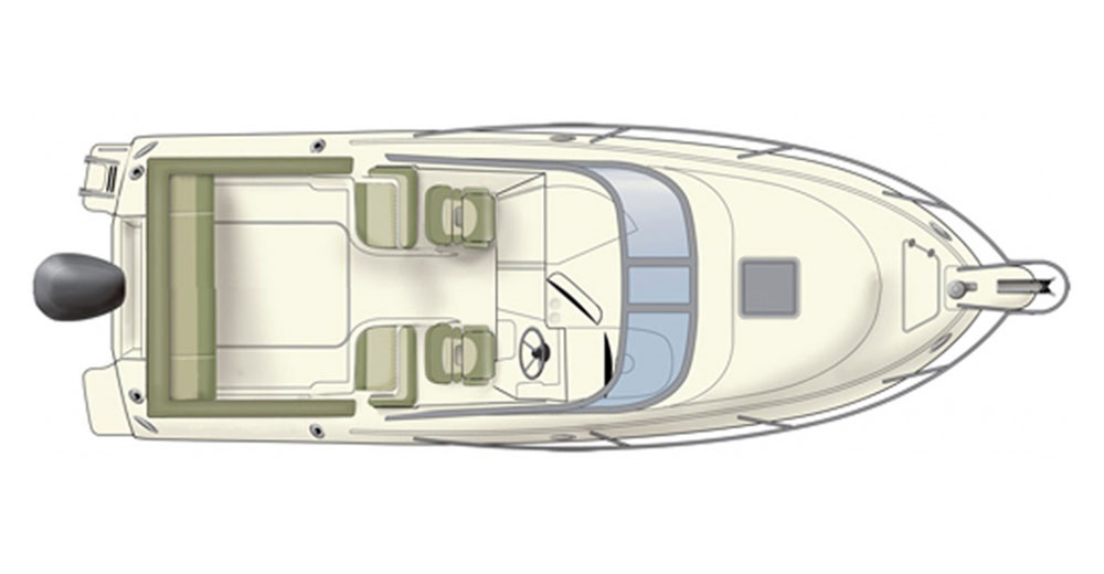 Схема катера Scout Abaco 242 Схема катера Scout Abaco 242